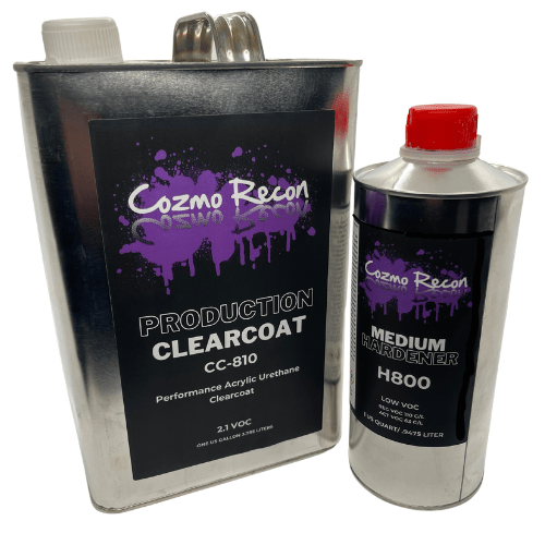 CC810- 2.1 VOC Production Clearcoat Kit - Cozmo Recon
