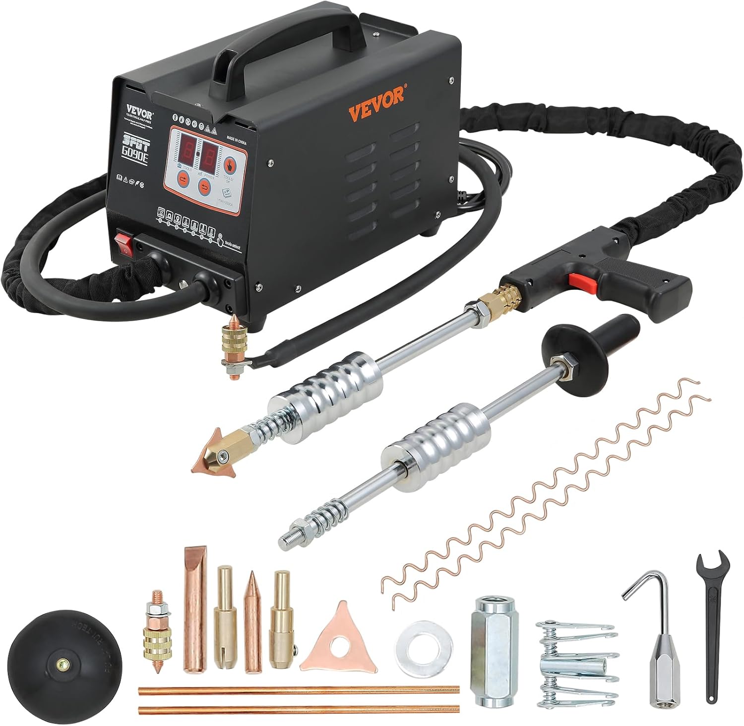 VEVOR 110V Spot Welder/Dent Puller-(3000W Stud Welder Dent Repair Kit)
