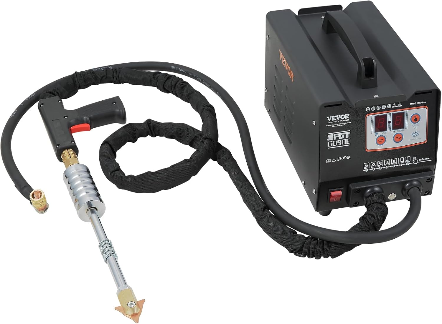 VEVOR 110V Spot Welder/Dent Puller-(3000W Stud Welder Dent Repair Kit)